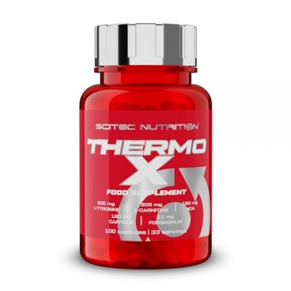 SCITEC maisto produktas THERMO X, 100 kaps.