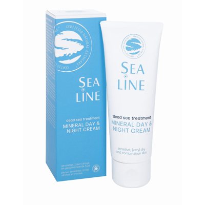 SEA LINE Dead Sea Treatment Mineralinis dieninis ir naktinis kremas, 75 ml