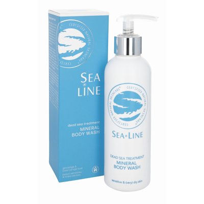 SEA LINE Dead Sea Treatment Mineralinis kūno prausiklis, 200 ml
