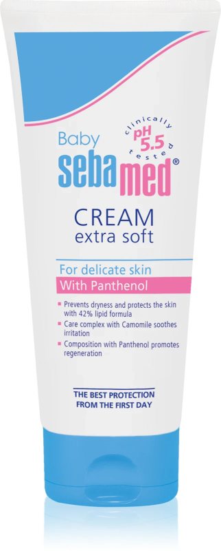 SEBAMED BABY švelnus kremas kūdikiams, 200 ml