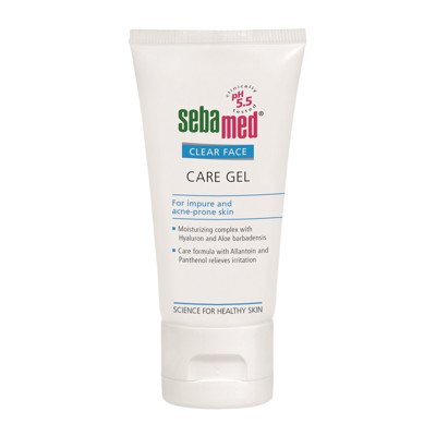 SEBAMED CLEAR FACE, drėkinanti želė veidui riebiai odai, 50 ml