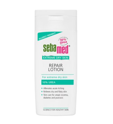 SEBAMED Extreme Dry Urea regeneruojantis kūno losjonas su 10% šlapalo, 200 ml