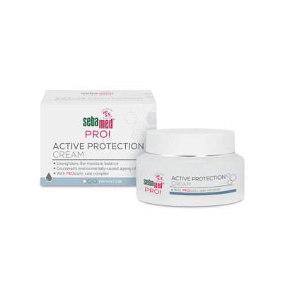 SEBAMED PRO apsauginis drėkinamasis kremas su probiotikais ACTIVE PROTECTION, 50 ml