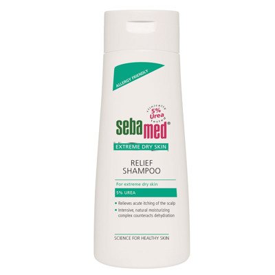 SEBAMED UREA, šampūnas labai sausai galvos odai su 5% šalapalo, 200 ml