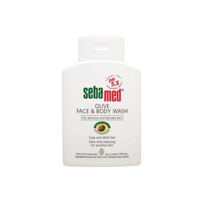 SEBAMED veido ir kūno prausiklis su alyvuogių aliejumi, 200 ml