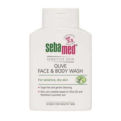 SEBAMED, veido, kūno prausiklis su alyvuogių aliejumi, 200 ml