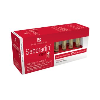 SEBORADIN ampulės nuo plaukų slinkimo FORTE, 14 ampulių, 5.5 ml