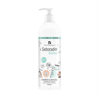 SEBORADIN BEBE 2IN1 0+, šampūnas - prausiklis vaikams, 500 ml
