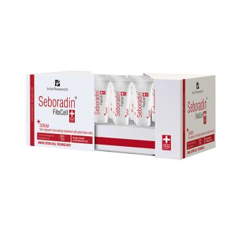 SEBORADIN plaukų augimą skatinantis serumas FITOCELL, 15 vnt., 6 ml