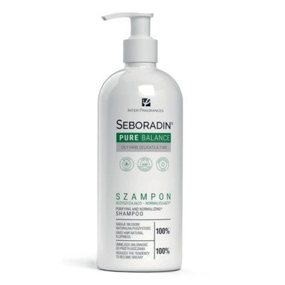 SEBORADIN PURE BALANCE, šampūnas, 400 ml