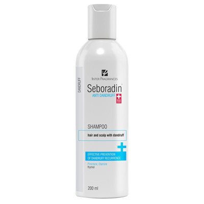 SEBORADIN, šampūnas nuo pleiskanų, 200 ml