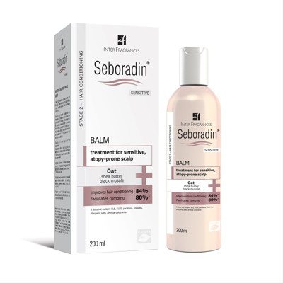 SEBORADIN SENSITIVE, balzamas plaukams, antialerginis - jautriai galvos odai, 200 ml