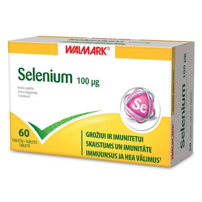SELENAS 100mcg, 60 tablečių
