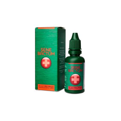 Senebactum 100 mg/ml odos tirpalas su lašintuvu, 25 ml