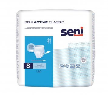 SENI ACTIVE Classic S small sauskelnės kelnaitės suaugusiems N30