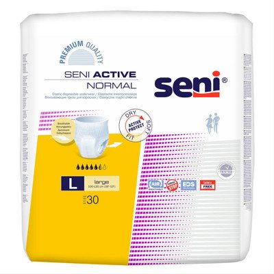 SENI ACTIVE NORMAL LARGE, sauskelnės-kelnaitės, 30 vnt