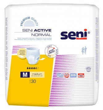 SENI ACTIVE Normal premium M sauskelnės kelnaitės suaugusiems N30