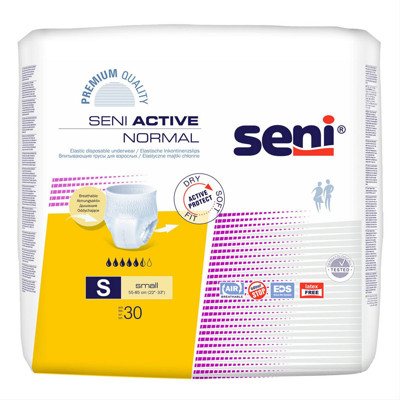 SENI ACTIVE NORMAL SMALL, sauskelnės-kelnaitės, 30 vnt
