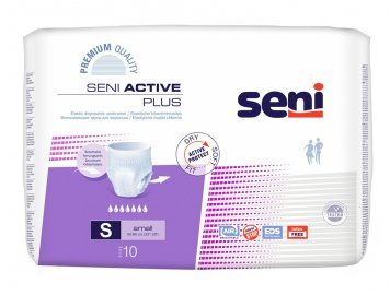 SENI ACTIVE Plus premium S small sauskelnės kelnaitės suaugusiems N10