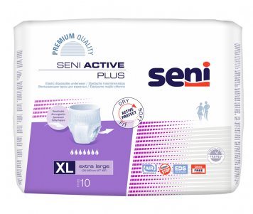 SENI ACTIVE Plus premium XL extra large sauskelnės kelnaitės suaugusiems N10