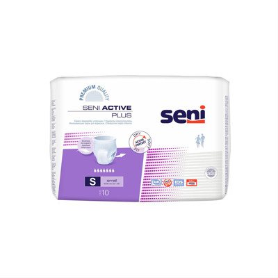 SENI ACTIVE PLUS SMALL, sauskelnės-kelnaitės, 10 vnt