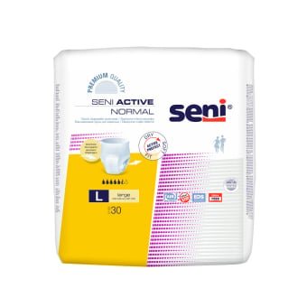 SENI ACTIVE sauskelnės-kelnaitės NORMAL LARGE, 30 vnt