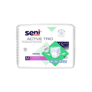 SENI Active Trio M medium sauskelnės kelnaitės suaugusiems N10