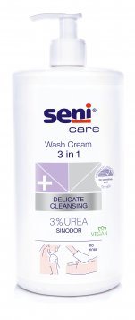SENI CARE 3% Urea 3 in 1 valomasis kremas, 1000 ml