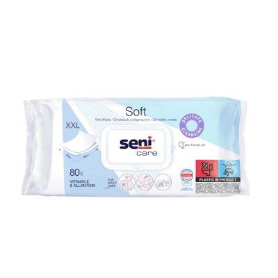SENI CARE, drėgnos servetėlės, 80 vnt