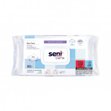 SENI Care drėgnos servetėlės su vitaminu E N80