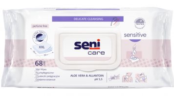 SENI Care Sensitive drėgnos servetėlės N68