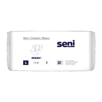 SENI Classic Basic L large sauskelnės suaugusiems N30