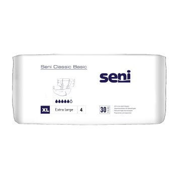 SENI Classic Basic XL extra large sauskelnės suaugusiems N30