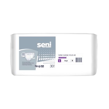 SENI Classic plus HE L large sauskelnės suaugusiems N30