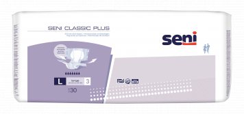 SENI Classic Plus L large sauskelnės suaugusiems N30