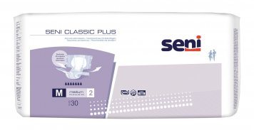 SENI Classic Plus M medium sauskelnės suaugusiems N30