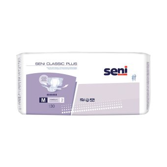 SENI CLASSIC sauskelnės suaugusiesiems PLUS, M dydis, 30 vnt