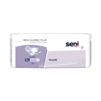 SENI CLASSIC sauskelnės suaugusiesiems PLUS, XL dydis, 30 vnt