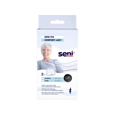 SENI FIX COMFORT LADY Black tinklinės kelnaitės, L dydis N2