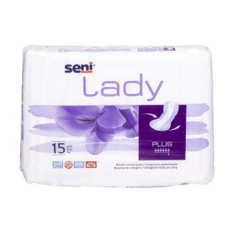 SENI LADY įklotai nelaikantiems šlapimo PLUS, 15 vnt