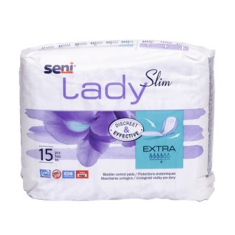 SENI LADY įklotai nelaikantiems šlapimo SLIM EXTRA, 15 vnt