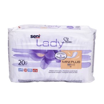 SENI LADY įklotai nelaikantiems šlapimo SLIM MINI PLUS, 20 vnt