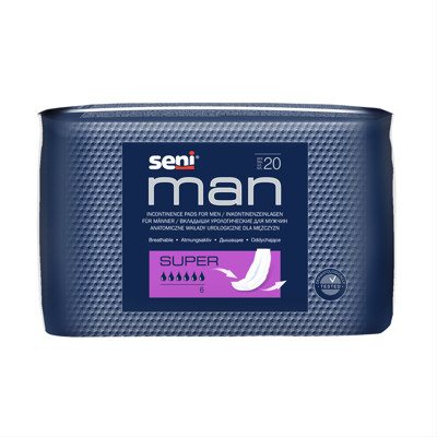 SENI MAN SUPER, įklotai, 20 vnt