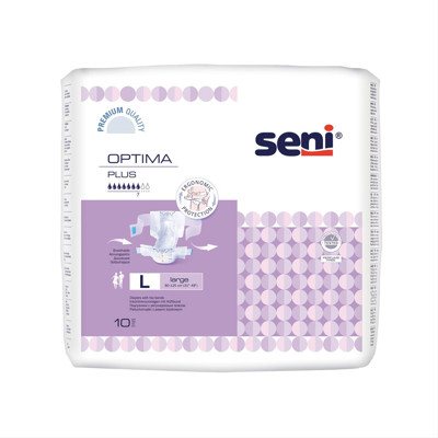 SENI OPTIMA PLUS LARGE, sauskelnės, 10 vnt