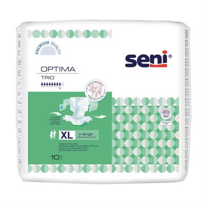 SENI OPTIMA TRIO EXTRA LARGE, sauskelnės, 10 vnt