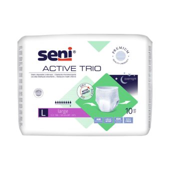 SENI sauskelnės-kelnaitės ACTIVE TRIO LARGE, 10 vnt