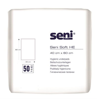SENI SOFT HE, paklotai, x 60cm, 50vnt., 40 cm
