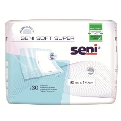 SENI SOFT SUPER, paklotai, x 170 cm, su apgaubiančiais kraštais, 30 vnt., 90 cm