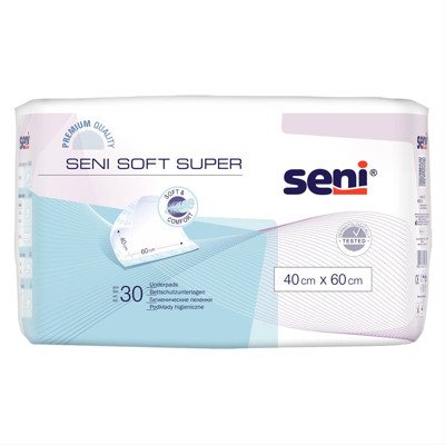 SENI SOFT SUPER, paklotai, x 60 cm, 30 vnt., 40 cm