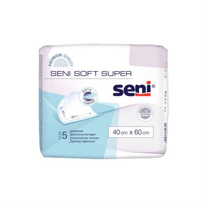 SENI SOFT SUPER, paklotai, x 60 cm, 5 vnt., 40 cm